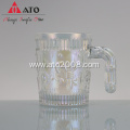 Engraved Beer Glass Mug with Handle Glass Mug